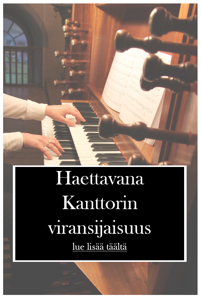 Haettavana kanttorin viransijaisuus